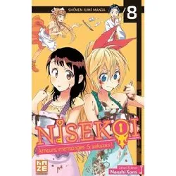 livre nisekoi - amours, mensonges et yakuzas! - tome 8 : de justesse