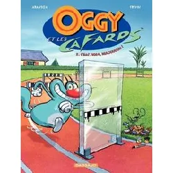 livre oggy et les cafards - tome 2 - crac, boum, miaouuuuu !