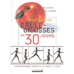 livre programme brûle - graisses en trente jours