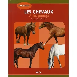 livre regarde les chevaux et les poneys