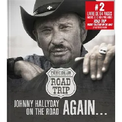 livre road trip - johnny hallyday on the road again - avec le audio