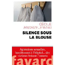 livre silence sous la blouse