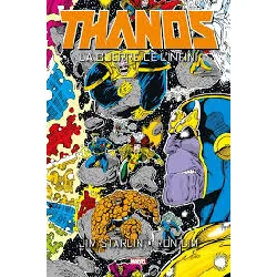 livre thanos - la guerre de l'infini