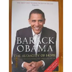 livre the audacity of hope