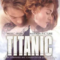 livre titanic 25th anniversary edition vinyle argent et noir marbré