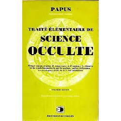 livre traite elementaire de science occulte