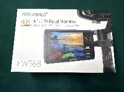 moniteur vidéo - ecran déporté pour appareil photo vidéo feelworld 4k - 6" - fw568 - noir
