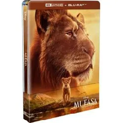 mufasa : le roi lion - 4k ultra hd + blu - ray - boîtier steelbook limité