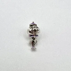 pandora charm pendant disney la belle et la bête madame samovar et zip  argent 925 millième (22 ct) 2,35g