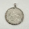 pendentif argent 50 francs hercule 1976 argent 925 millième (22 ct) 36,15g