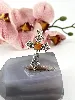 pendentif argent croix ambre argent 925 millième (22 ct) 6,58g