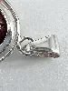 pendentif en argent ambre naturel avec inclusions argent 925 millième (22 ct) 12,8g