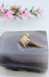 pendentif losange en 2 ors or 750 millième (18 ct) 2,6g