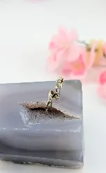 pendentif ruban en 2 ors serti de petits diamants or 375 millième (9 ct) 1,19g