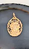 pendentif vierge marie motifs ajourés or 750 millième (18 ct) 5,68g