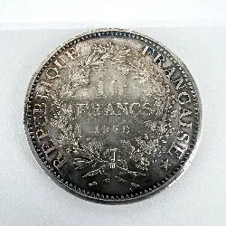 pièce 10 francs hercule 1970 argent 900 millième 24,94g