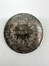 pièce 50 francs hercule 1977 argent 900 millième 29,98g