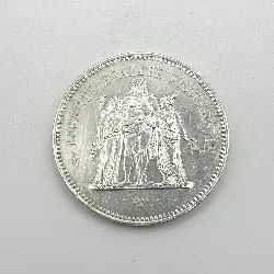 pièce 50 francs hercule 1978 argent 900 millième 30,06g