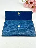 portefeuille vintage louis vuitton iris en cuir épi bleu
