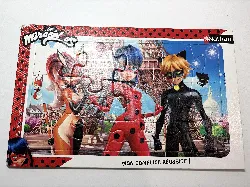 puzzle 15 pièces - cadre - miraculous