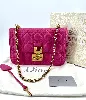 sac à rabat dior dioraddict en cuir d'agneau matelassé rose