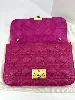 sac à rabat dior dioraddict en cuir d'agneau matelassé rose