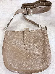 sac renouard en cuir camel à bandoulière