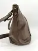 sac vanessa bruno zippy en cuir taupe avec bandoulière