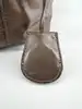 sac vanessa bruno zippy en cuir taupe avec bandoulière
