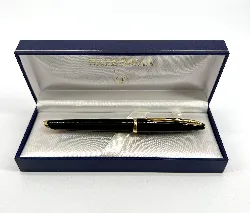 stylo plume waterman carène noir plume en or 18k