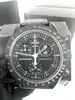 swatch x omega mission to the moonphase snoopy black