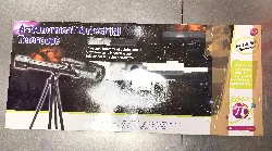 telescope astronomique et terrestre puissance 125, 50 mm avec oculaire en verre et corps en alluminium