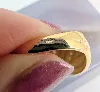 bague bombée motifs croisé ornée d'éclats de diamants or 750 millième (18 ct) 9,02g