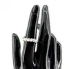 bague demie alliance en argent sertie de 6 oxydes t56 argent autre 4,5 g