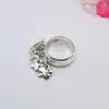 bague en argent à breloques t55 argent 925 millième (22 ct) 11,36g