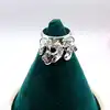 bague en argent à breloques t55 argent 925 millième (22 ct) 11,36g