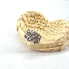 bague en argent bandeau ornée de strass t57 argent 925 millième (22 ct) 11,01g