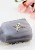 bague marquise pavée de diamants d'environ 0,85ct au total or 750 millième (18 ct) 4,26g
