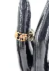 bague or motifs vidés éléphants en 3 ors or 750 millième (18 ct) 4,53g