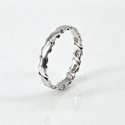 bague vagues en argent  argent 925 millième (22 ct) 1,02g