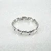 bague vagues en argent  argent 925 millième (22 ct) 1,02g