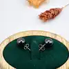 boucle d'oreilles ornées de perles argent 925 millième (22 ct) 3,36g
