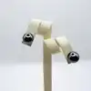 boucle d'oreilles ornées de perles argent 925 millième (22 ct) 3,36g