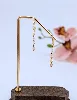 boucles d'oreilles motifs navettes pendants en or or 750 millième (18 ct) 2,26g