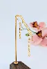 boucles d'oreilles motifs navettes pendants en or or 750 millième (18 ct) 2,26g