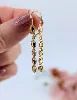 boucles d'oreilles motifs navettes pendants en or or 750 millième (18 ct) 2,26g