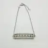 bracelet argent orné d'oxydes l17-19cm argent 925 millième (22 ct) 2,84g