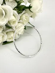 bracelet jonc lisse argent 925 millième (22 ct) 9,84g