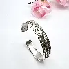 bracelet jonc ouverten argent motif de filigranes himalaya népal argent autre 15,65g