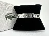 bracelet lacoste metropole en acier inoxydable logo crocodile
